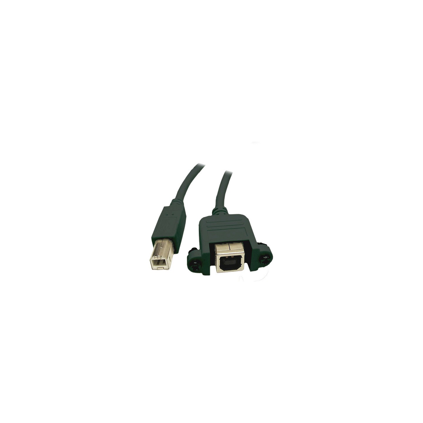 Verlängerung USB 2.0 Stecker B an Einbaubuchse B. CU. schwarz. 1m. — Buy in Cyprus with Fast Delivery