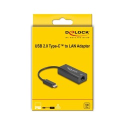 Delock USB 2.0 Type-C Adapter zu 10 100 Mbps LAN — Buy in Cyprus with Fast Delivery