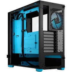 Buy Fractal Design Pop Air RGB Core TG - Mid Tower Case - Black/Cyan, Tempered G... in Cyprus, Nicosia, Limassol, Larnaka, Pafos
