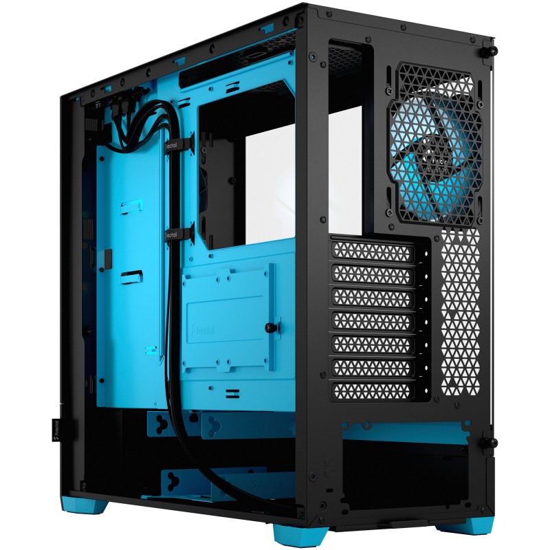 Buy Fractal Design Pop Air RGB Core TG - Mid Tower Case - Black/Cyan, Tempered G... in Cyprus, Nicosia, Limassol, Larnaka, Pafos