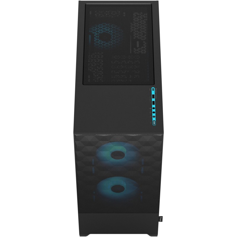 Buy Fractal Design Pop Air RGB Core TG - Mid Tower Case - Black/Cyan, Tempered G... in Cyprus, Nicosia, Limassol, Larnaka, Pafos