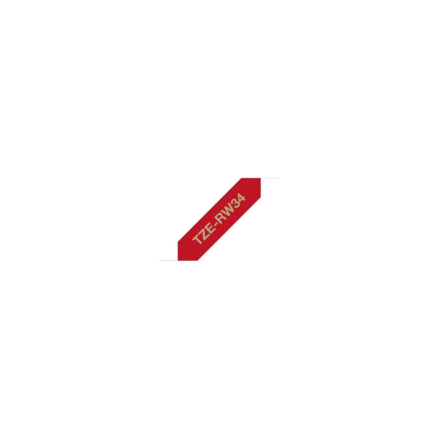Brother TZe-RW34 P-touch textiles Schriftband gold auf weinrot 12mm x 4m — Buy in Cyprus with Fast Delivery