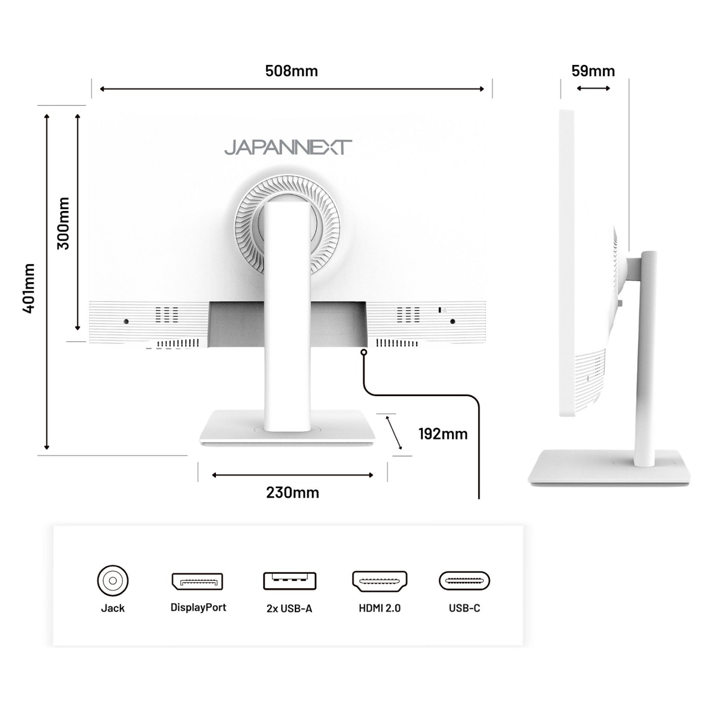 JapanNext FHD Touchscreen Monitor 54.61cm (21.5') — Buy in Cyprus with Fast Delivery
