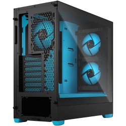 Buy Fractal Design Pop Air RGB Core TG - Mid Tower Case - Black/Cyan, Tempered G... in Cyprus, Nicosia, Limassol, Larnaka, Pafos