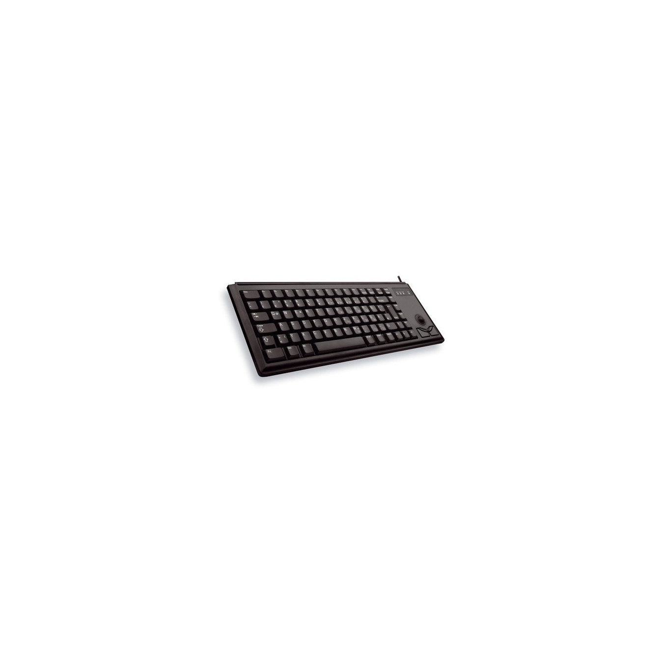 Cherry G84-4400 - Wired USB Full-Size Keyboard with Trackball, 84 Keys, QWERTZ German, Black