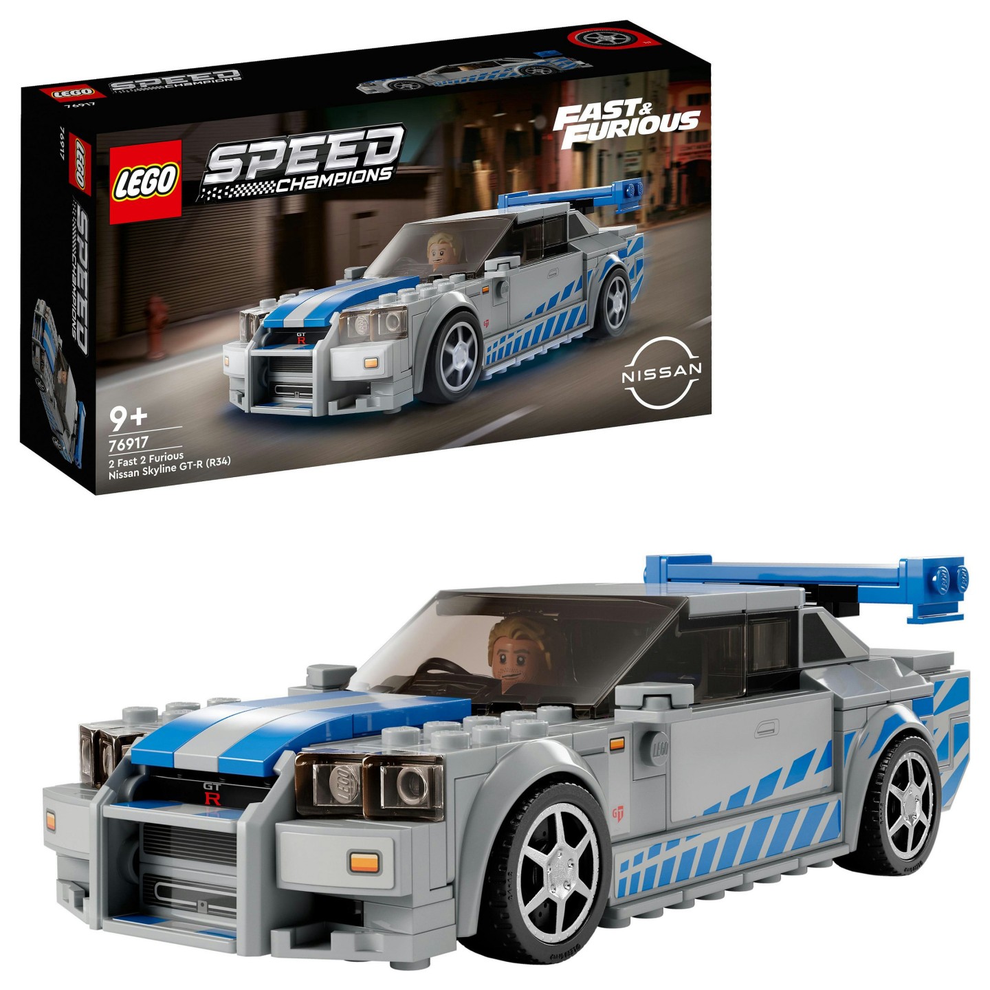 LEGO Speed Champions 2 Fast 2 Furi Nissan Skyline GT-R 76917 — Buy in Cyprus with Fast Delivery