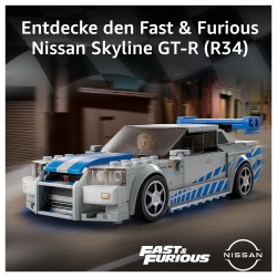 LEGO Speed Champions 2 Fast 2 Furi Nissan Skyline GT-R 76917 — Buy in Cyprus with Fast Delivery