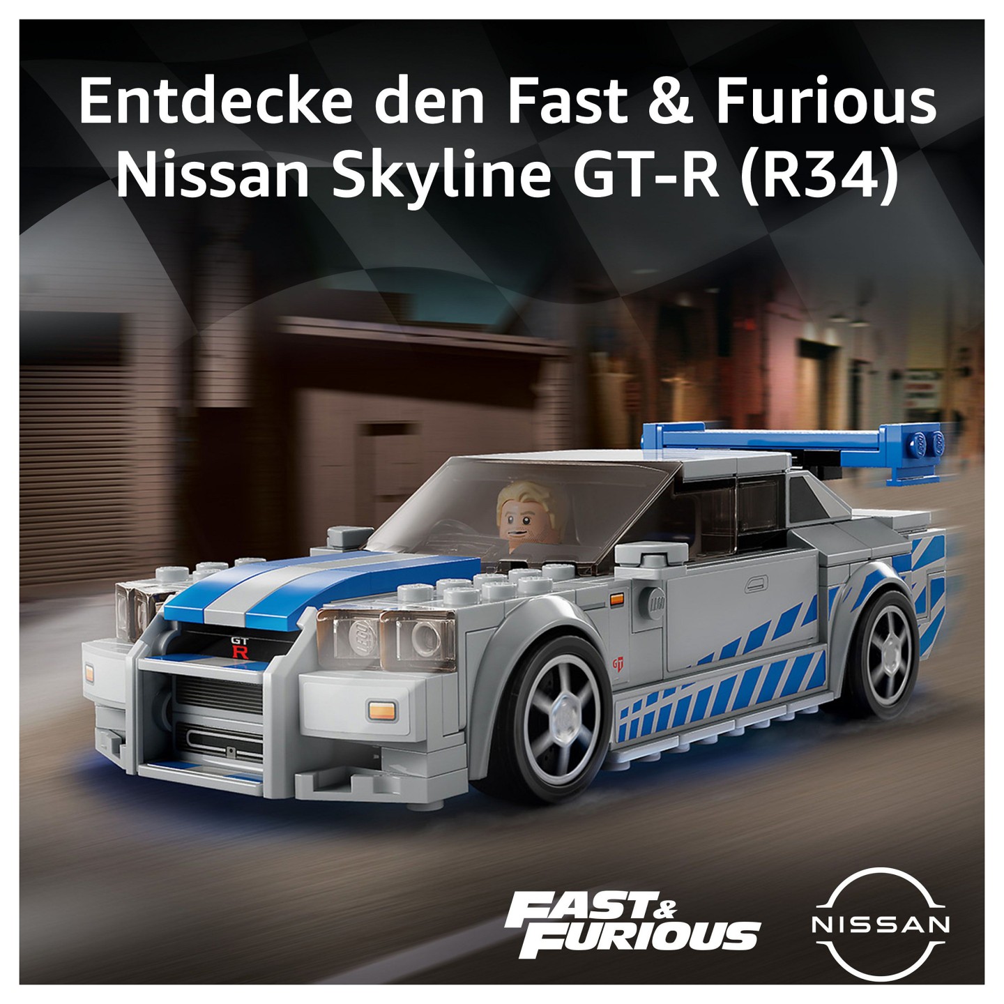 LEGO Speed Champions 2 Fast 2 Furi Nissan Skyline GT-R 76917 — Buy in Cyprus with Fast Delivery