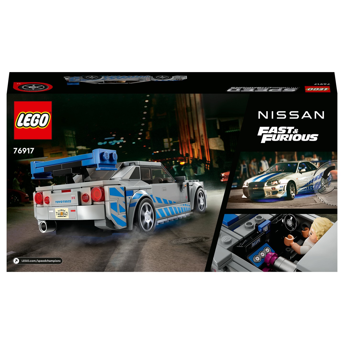 LEGO Speed Champions 2 Fast 2 Furi Nissan Skyline GT-R 76917 — Buy in Cyprus with Fast Delivery