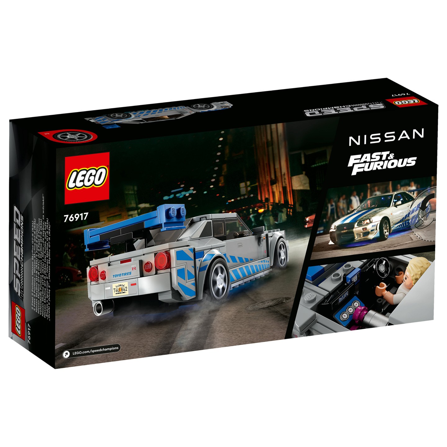 LEGO Speed Champions 2 Fast 2 Furi Nissan Skyline GT-R 76917 — Buy in Cyprus with Fast Delivery