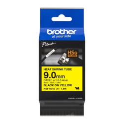 Schrumpfschlauchkassette Brother 9.0mm gelb schwarz HSE621E — Buy in Cyprus with Fast Delivery