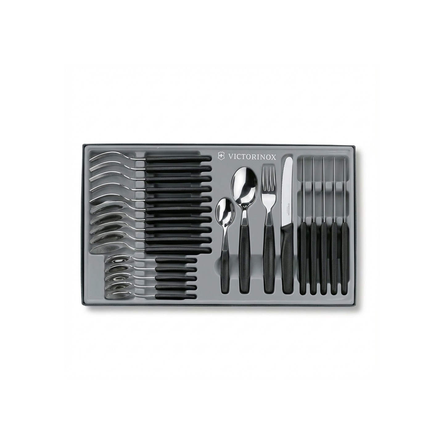 V-6.78 33.24 Swiss Classic 24-tlg. Besteck Set. schwarz — Buy in Cyprus with Fast Delivery