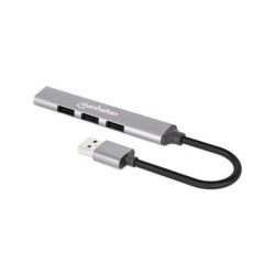 MANHATTAN 4Port USB-A Hub 3x480Mbit s 1xGbit s USB-A Stecker — Buy in Cyprus with Fast Delivery