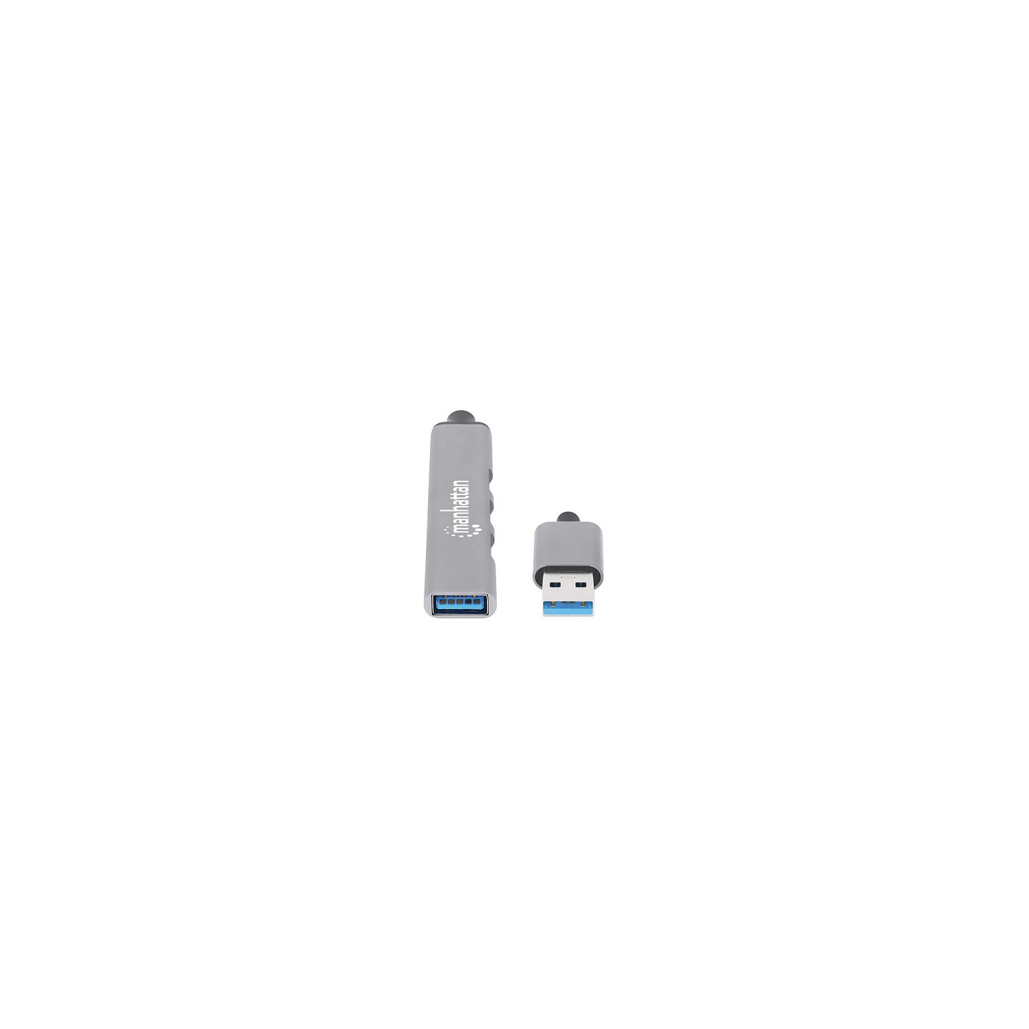 MANHATTAN 4Port USB-A Hub 3x480Mbit s 1xGbit s USB-A Stecker — Buy in Cyprus with Fast Delivery