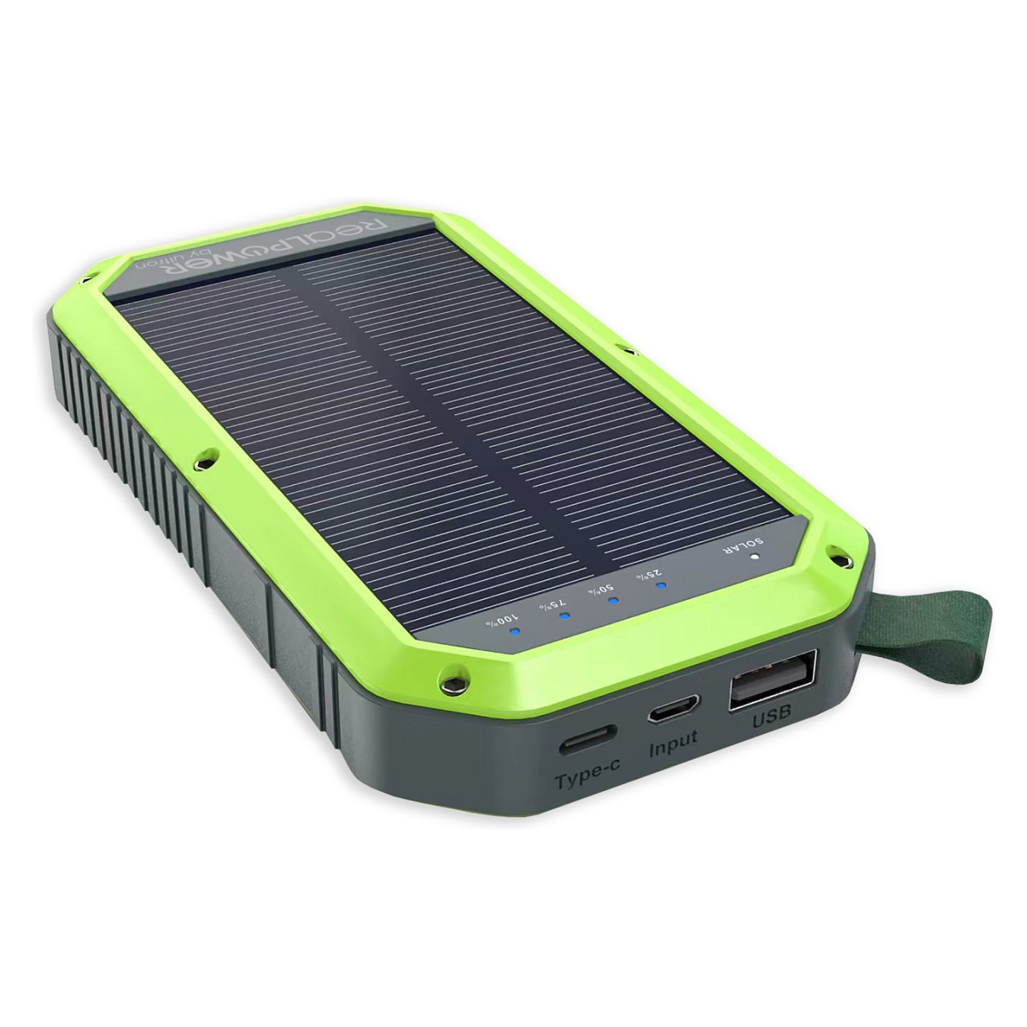 RealPower Powerbank PB-10000 Solar schwarz 10.000mAh — Buy in Cyprus with Fast Delivery