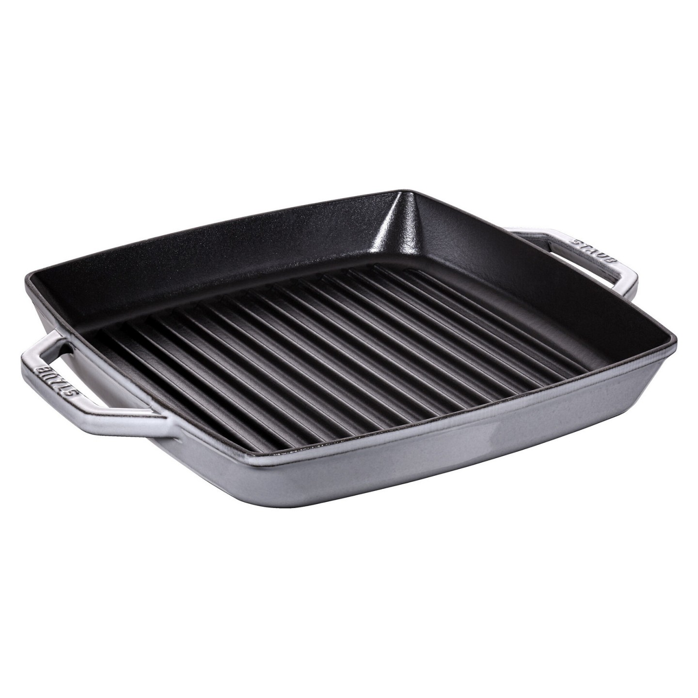 Staub Grillpfanne induktion quadratisch 28cm Graphit-grau — Buy in Cyprus with Fast Delivery