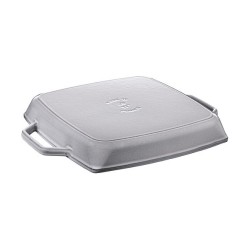 Staub Grillpfanne induktion quadratisch 28cm Graphit-grau — Buy in Cyprus with Fast Delivery