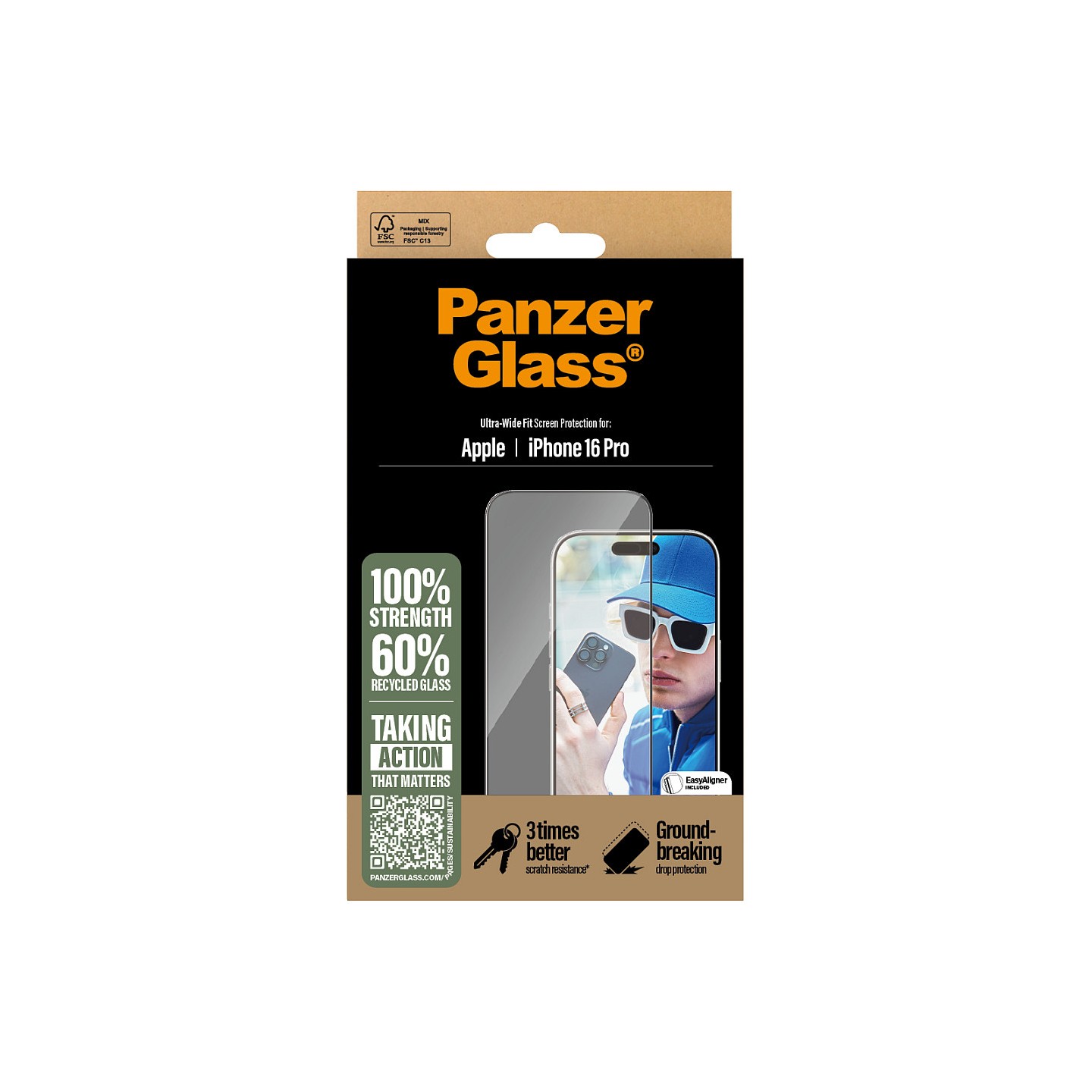 PanzerGlass iPhone 16 Pro UWF — Buy in Cyprus with Fast Delivery