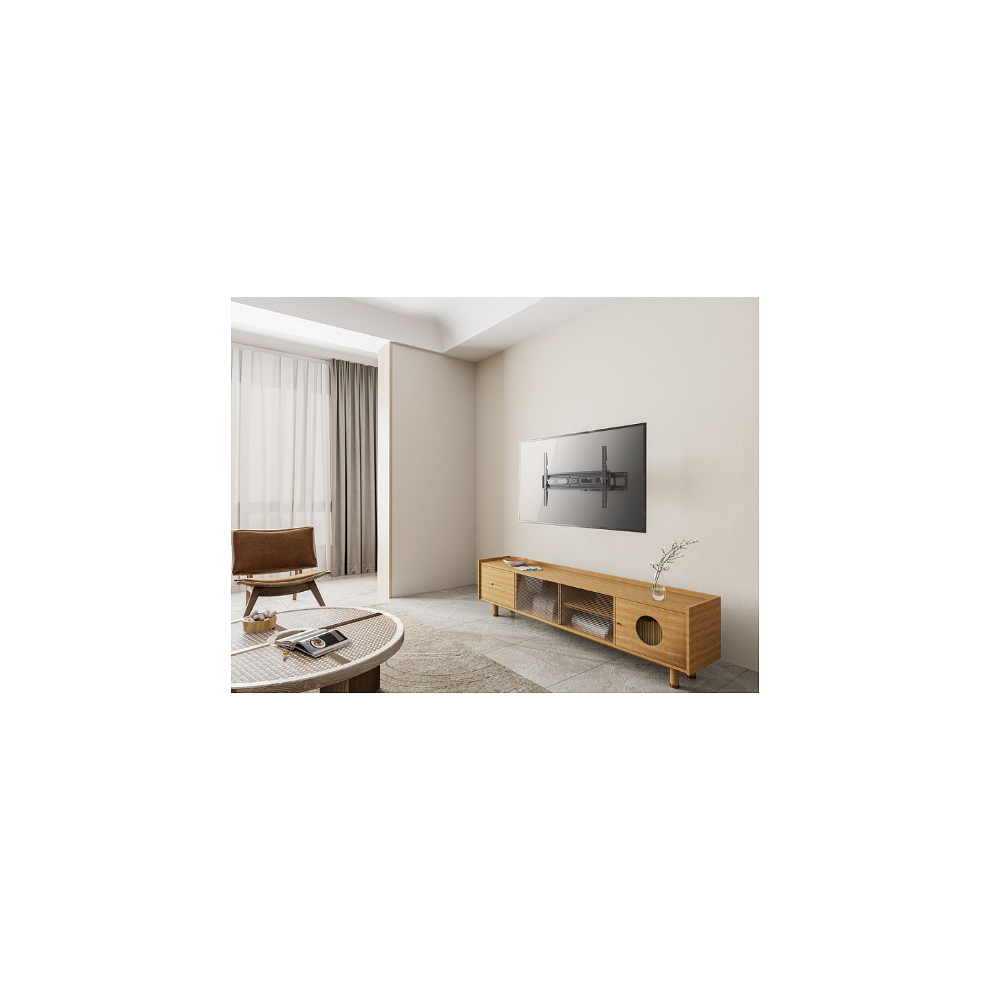 Equip Wandhalterung 37'-80' 1TFT V.bewegl.3Gelenke 40Kg sw retail — Buy in Cyprus with Fast Delivery