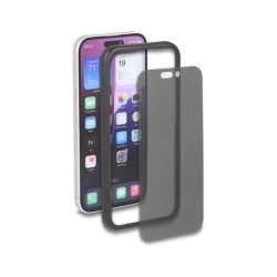 Schutzfolie für iPhone 16 mit Sichtschutz aus gehärtetem Glas Anti Spy 4 Wege Blickschutz mit Installationshilfe