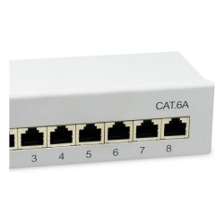 Equip Patchpanel 8x RJ45 Cat6A FTP 1HE Keystone Montage gr — Buy in Cyprus with Fast Delivery