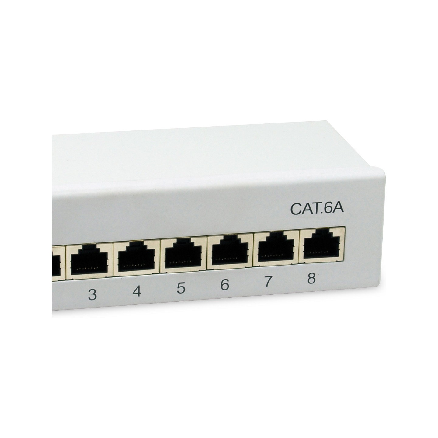 Equip Patchpanel 8x RJ45 Cat6A FTP 1HE Keystone Montage gr — Buy in Cyprus with Fast Delivery