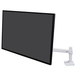 ERGOTRON LX LCD Arm fuer Tischmontage weiss bis 81cm 32Zoll Display anheben bis 33cm 2.3-11.3kg belastbar VESA 75x75 ...