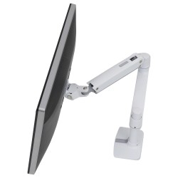 ERGOTRON LX LCD Arm fuer Tischmontage weiss bis 81cm 32Zoll Display anheben bis 33cm 2.3-11.3kg belastbar VESA 75x75 ...