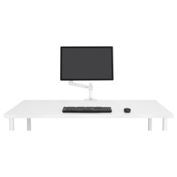 ERGOTRON LX LCD Arm fuer Tischmontage weiss bis 81cm 32Zoll Display anheben bis 33cm 2.3-11.3kg belastbar VESA 75x75 ...