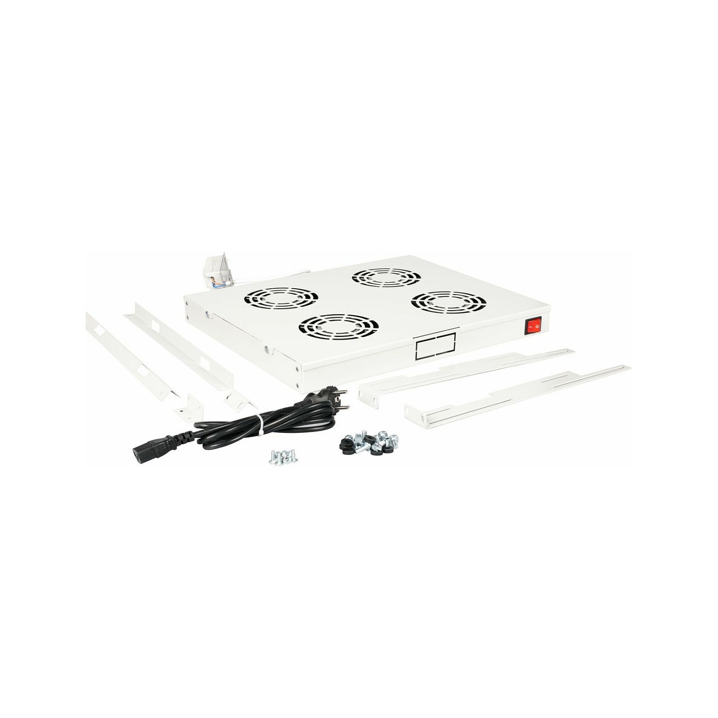 Equip Lüftermodul 19' für Serverschränke. 4xLüfter RAL7035 — Buy in Cyprus with Fast Delivery