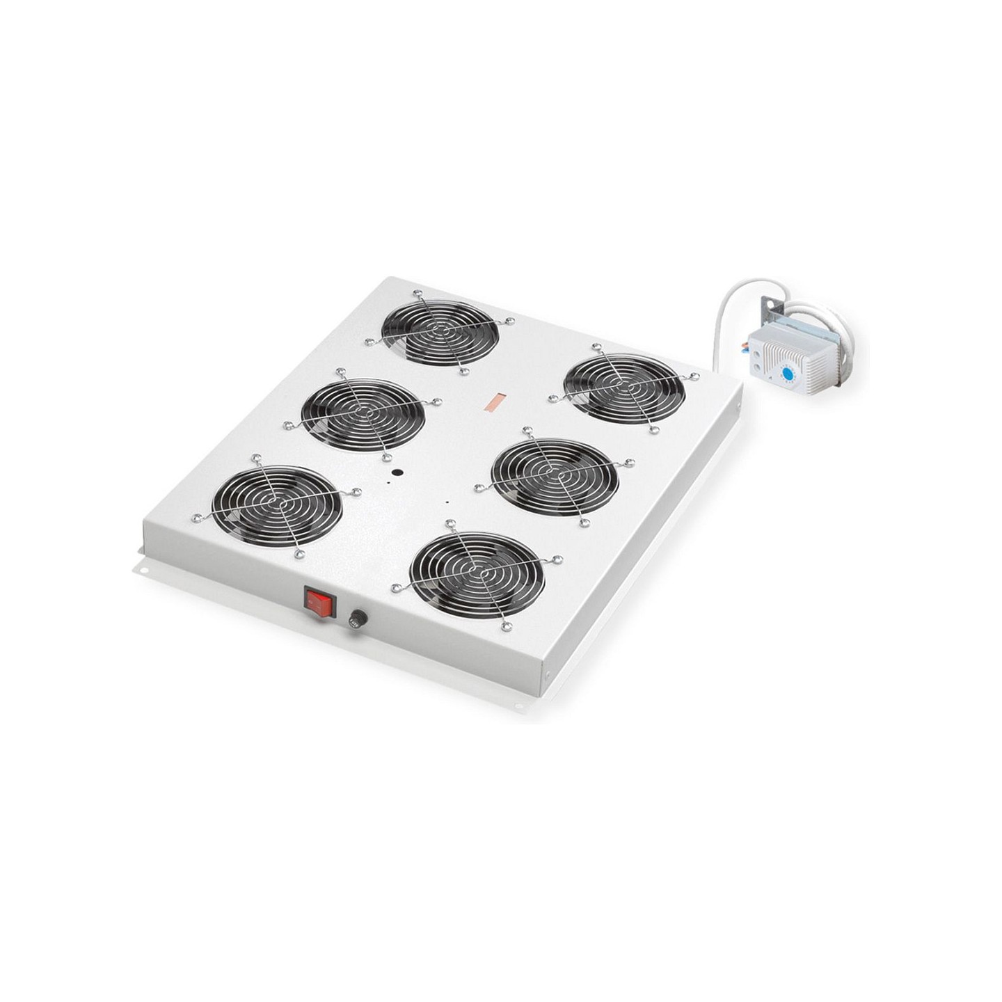 ROLINE 19-Zoll Dachlftereinheit 6 Lfter. Thermostat fr Serverschrank grau — Buy in Cyprus with Fast Delivery