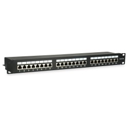 Equip Patchpanel 24x RJ45 Cat5e 19' FTP 1HE schwarz — Buy in Cyprus with Fast Delivery