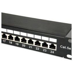 Equip Patchpanel 24x RJ45 Cat5e 19' FTP 1HE schwarz — Buy in Cyprus with Fast Delivery