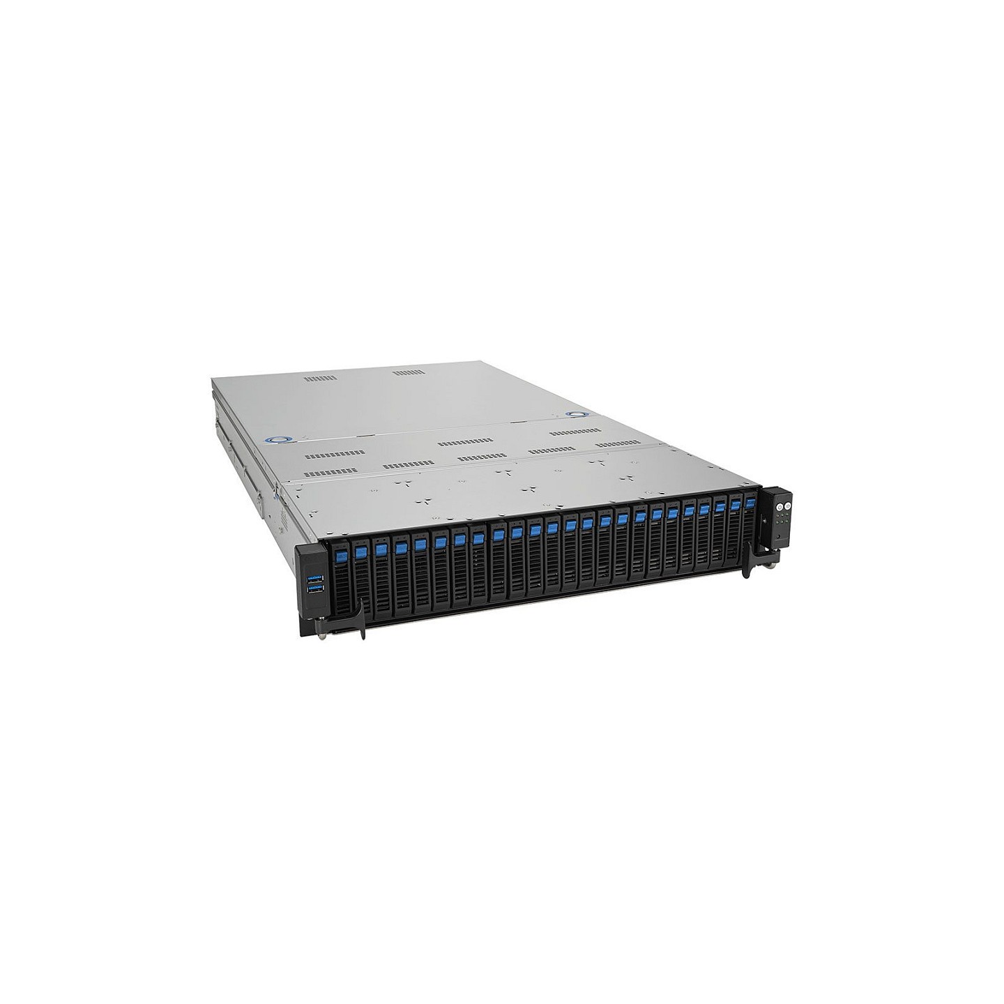 Server bluechip SERVERline R52212a 2HE Rack. 2 x Intel® Xeon® Silver 4410Y 64 GB 2x960GB SSD Avago 9560-8i.