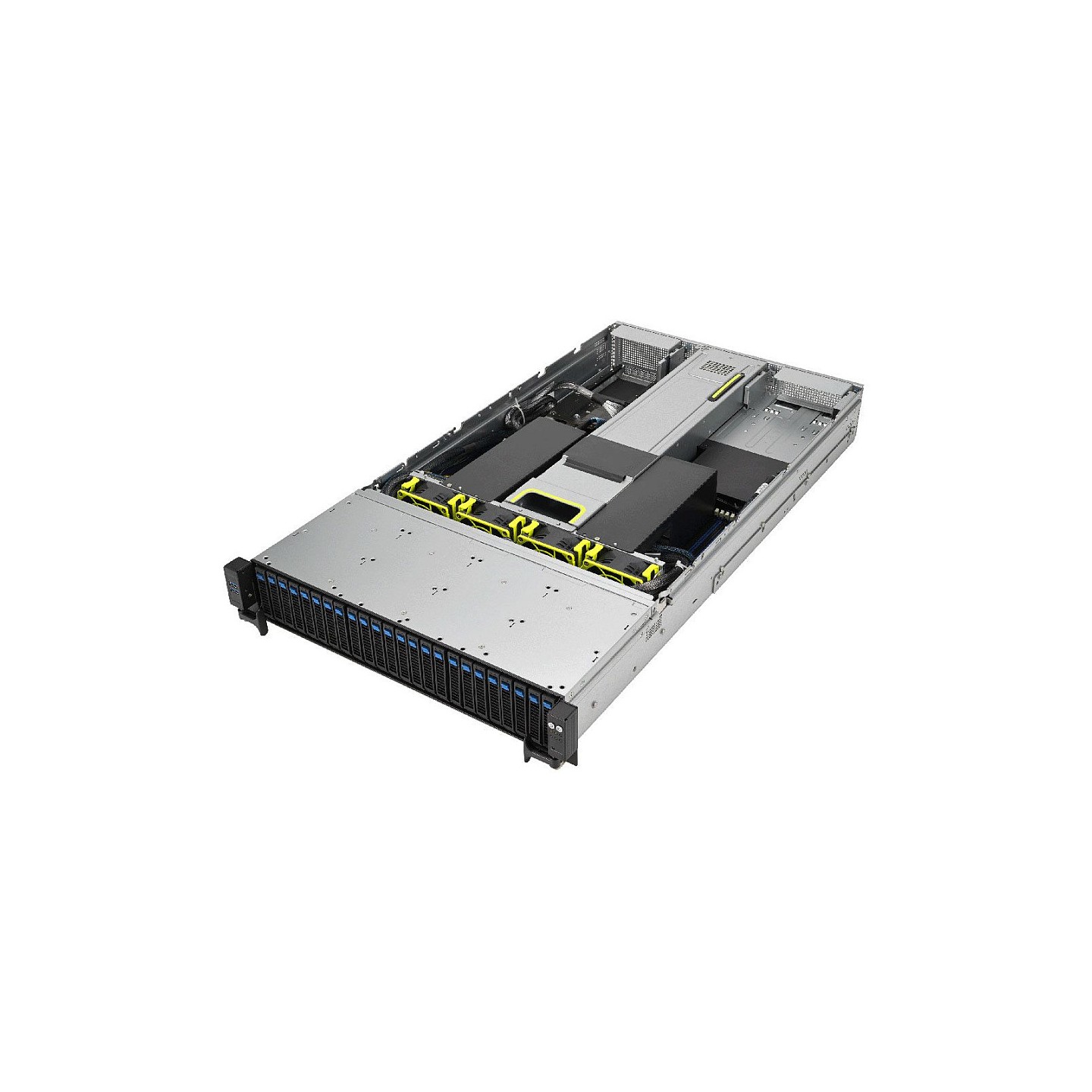 Server bluechip SERVERline R52212a 2HE Rack. 2 x Intel® Xeon® Silver 4410Y 64 GB 2x960GB SSD Avago 9560-8i.