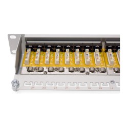 ROLINE Kat.6 Class E 48.26cm 19Zoll-Patchpanel 24P geschirmt grau — Buy in Cyprus with Fast Delivery