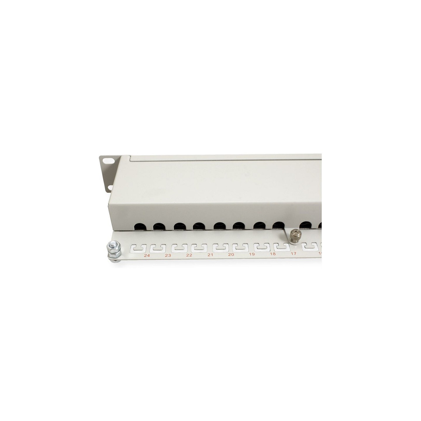 ROLINE Kat.6 Class E 48.26cm 19Zoll-Patchpanel 24P geschirmt grau — Buy in Cyprus with Fast Delivery