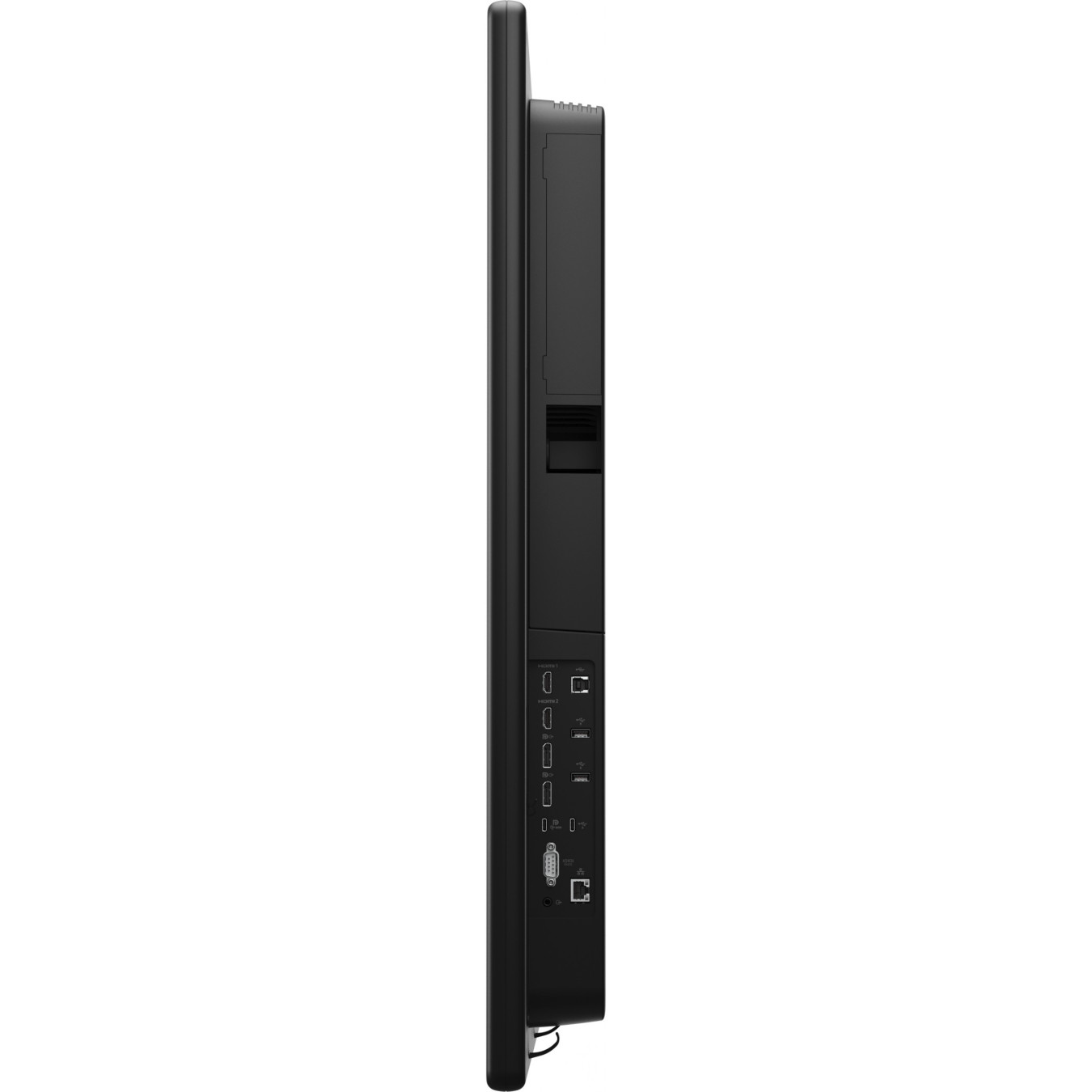Dell P5525QC - 55in 4K IPS Digital Signage Panel - 3840x2160, USB-C PD 90W, 400 cd/m², Black
