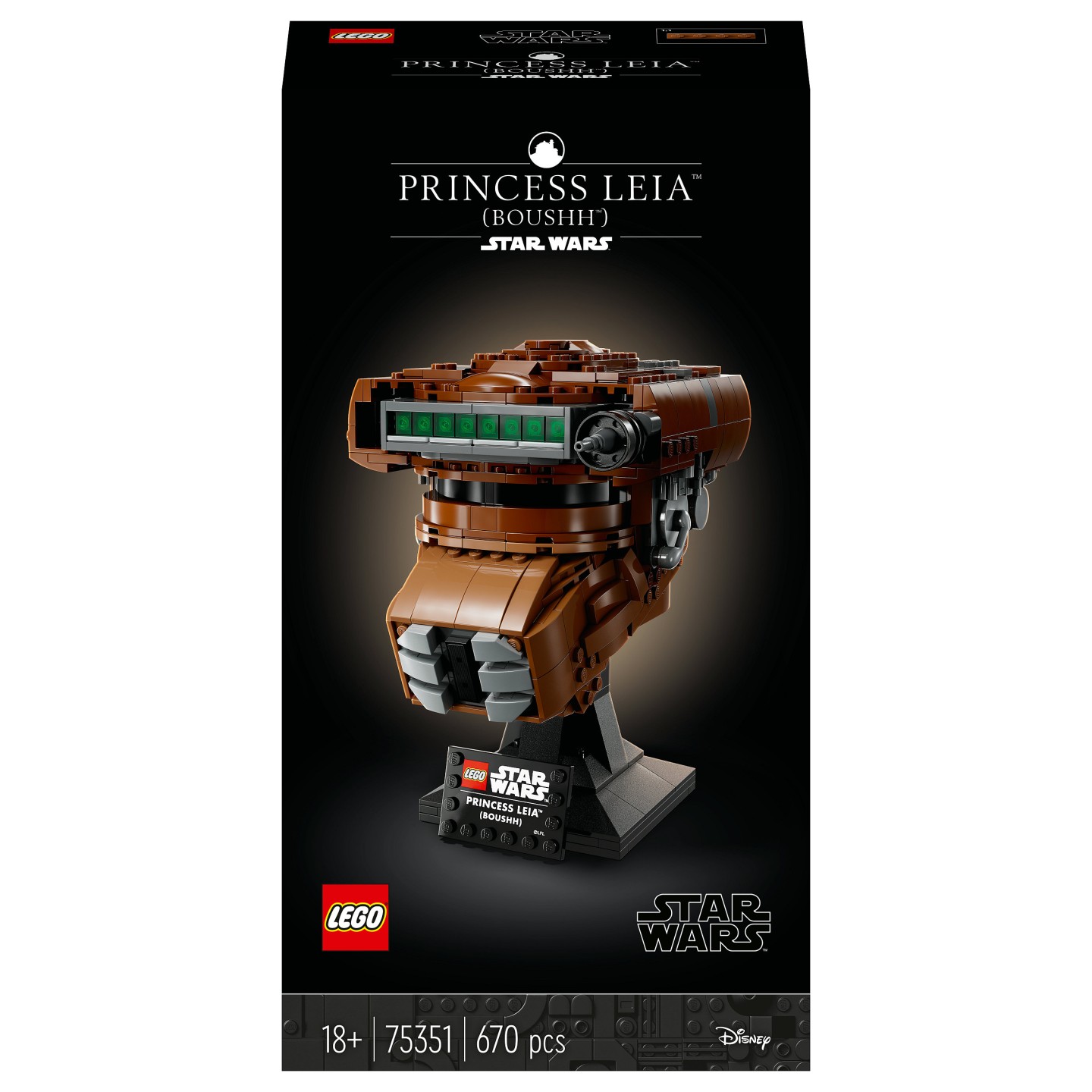 LEGO 75351 Star Wars Prinzessin Leia (Boushh) Helm — Buy in Cyprus with Fast Delivery