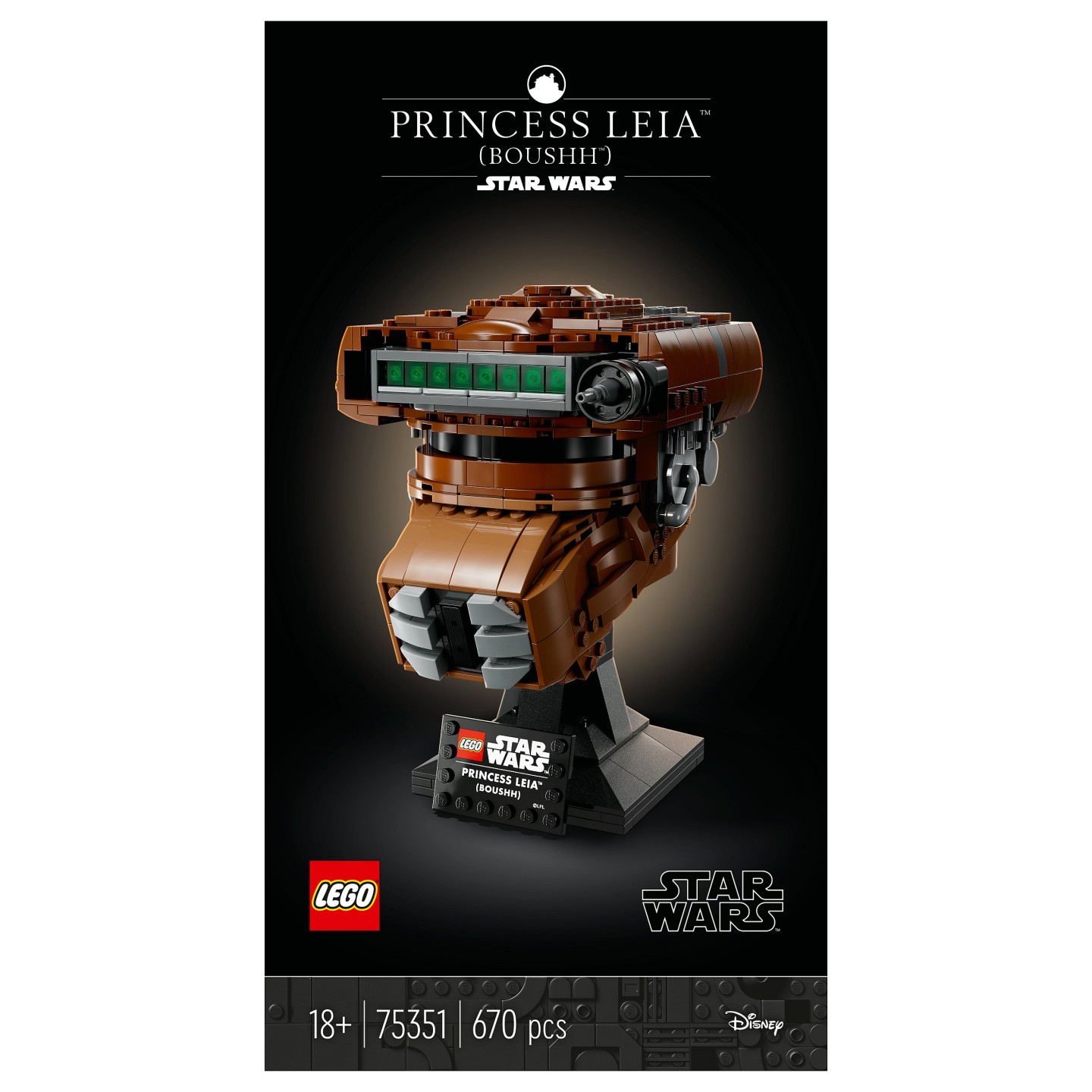 LEGO 75351 Star Wars Prinzessin Leia (Boushh) Helm — Buy in Cyprus with Fast Delivery