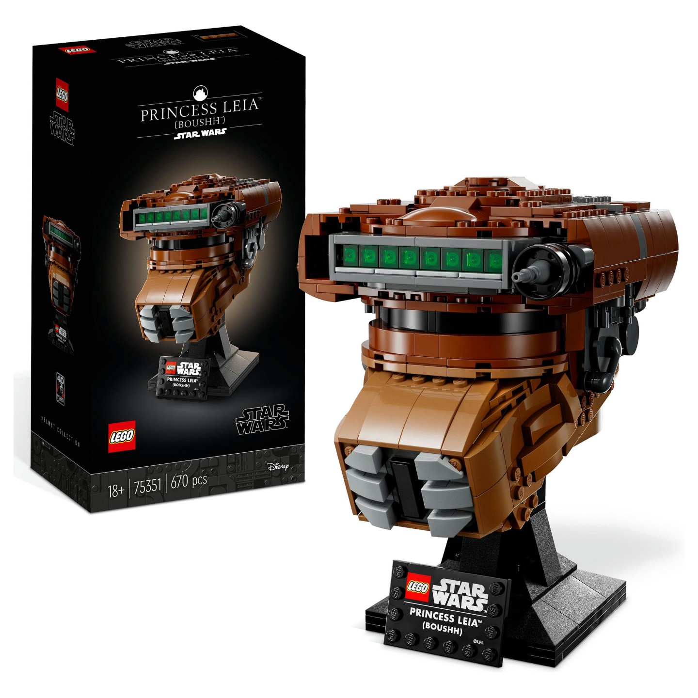 LEGO 75351 Star Wars Prinzessin Leia (Boushh) Helm — Buy in Cyprus with Fast Delivery