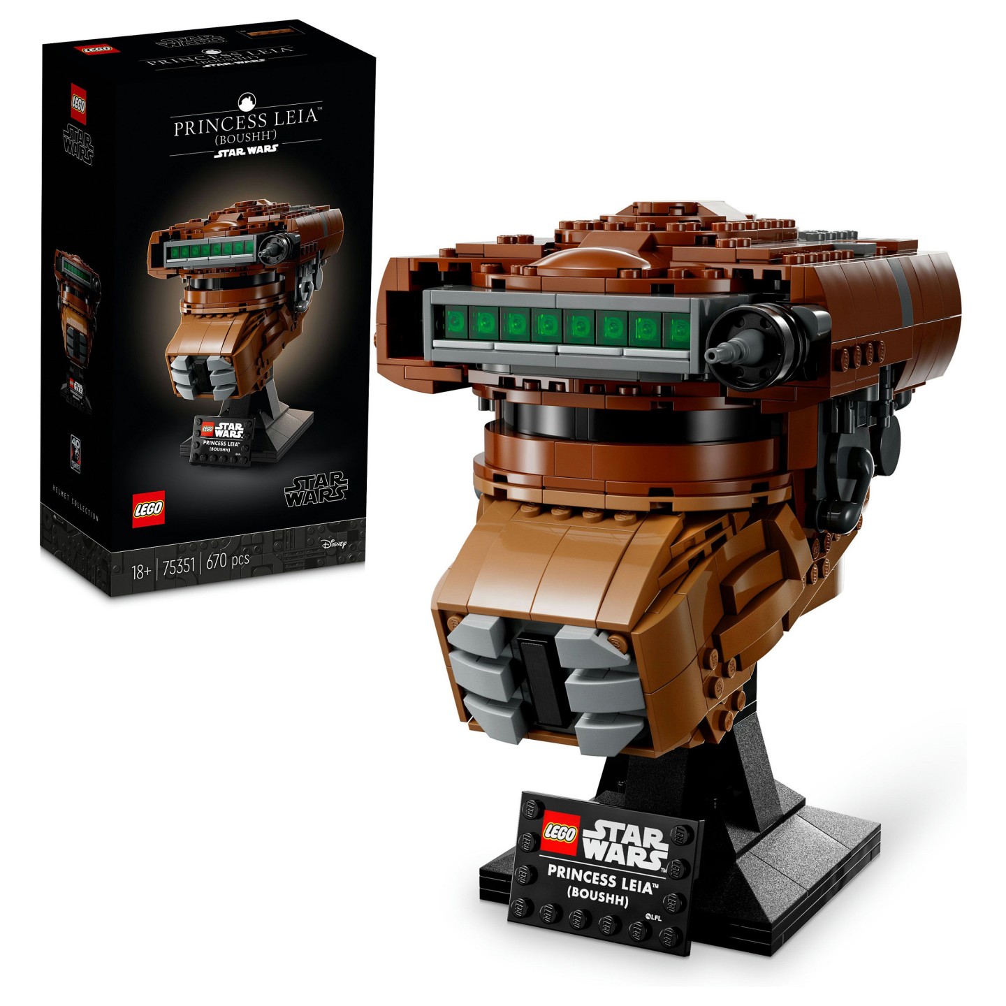 LEGO 75351 Star Wars Prinzessin Leia (Boushh) Helm — Buy in Cyprus with Fast Delivery