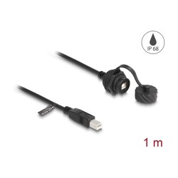 DELOCK Kabel USB 2.0 Typ-B St zu USB 2.0 Typ-B Bu einbau — Buy in Cyprus with Fast Delivery