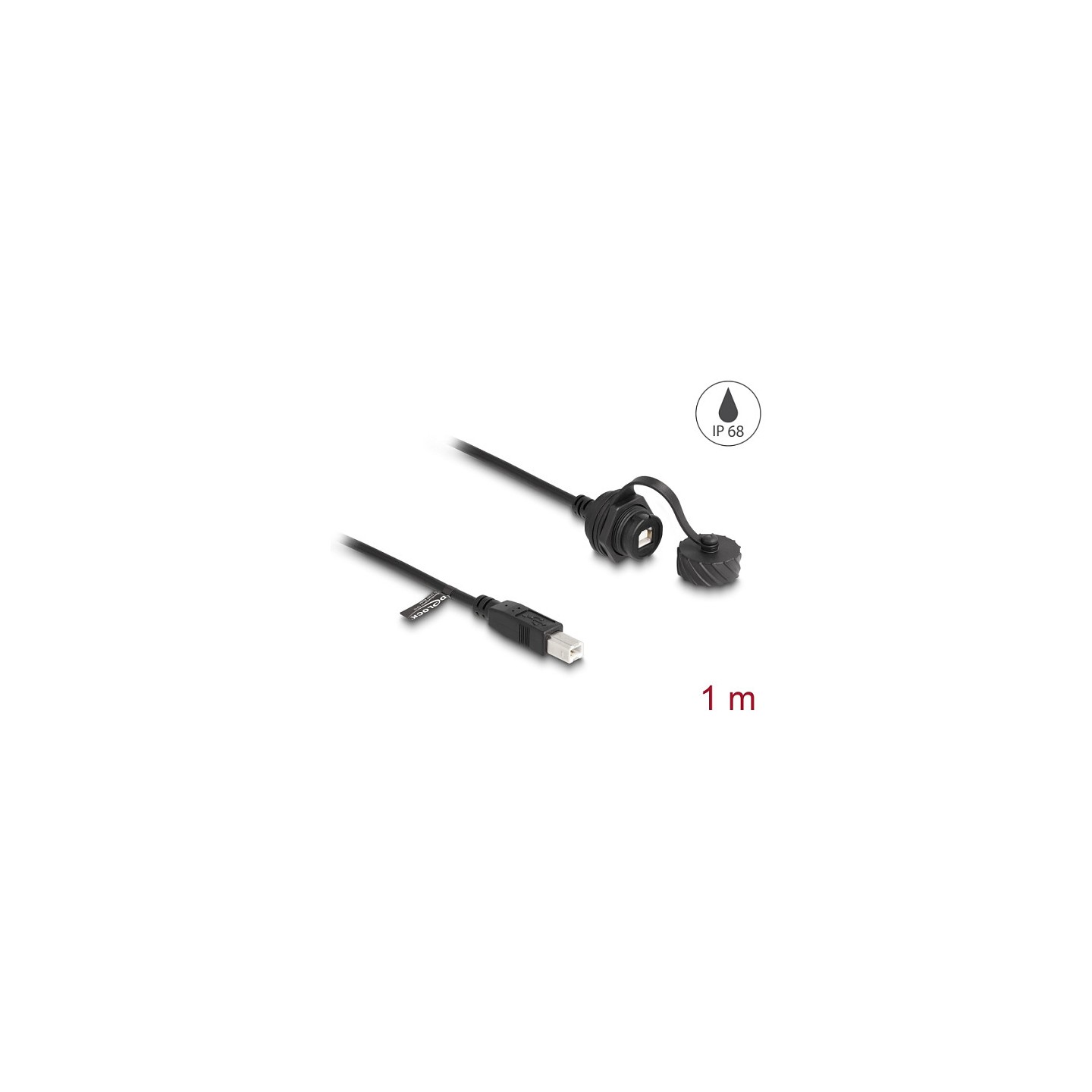DELOCK Kabel USB 2.0 Typ-B St zu USB 2.0 Typ-B Bu einbau — Buy in Cyprus with Fast Delivery