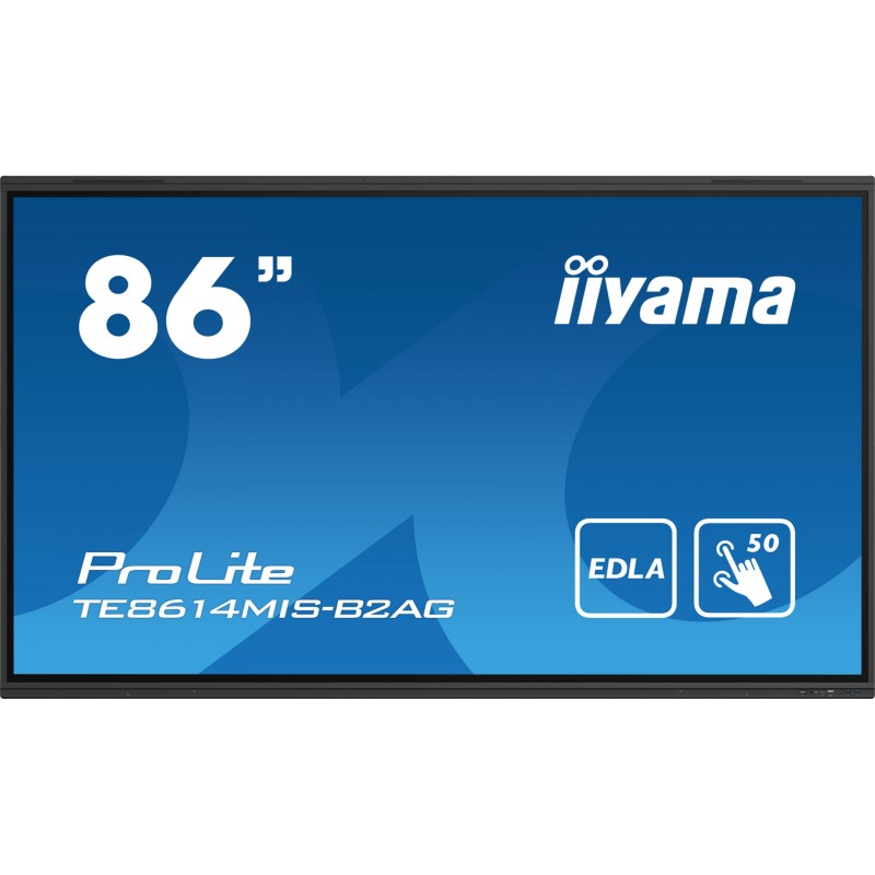Buy iiyama ProLite TE8614MIS-B2AG - 86-inch 4K UHD Touch Display, VA, Android 13... in Cyprus, Nicosia, Limassol, Larnaka, Pafos