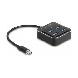 DELOCK USB 3.2 Gen 2 USB Type-C Hub mit 4 x USB Typ-A Buchse - 10 Gbps — Buy in Cyprus with Fast Delivery