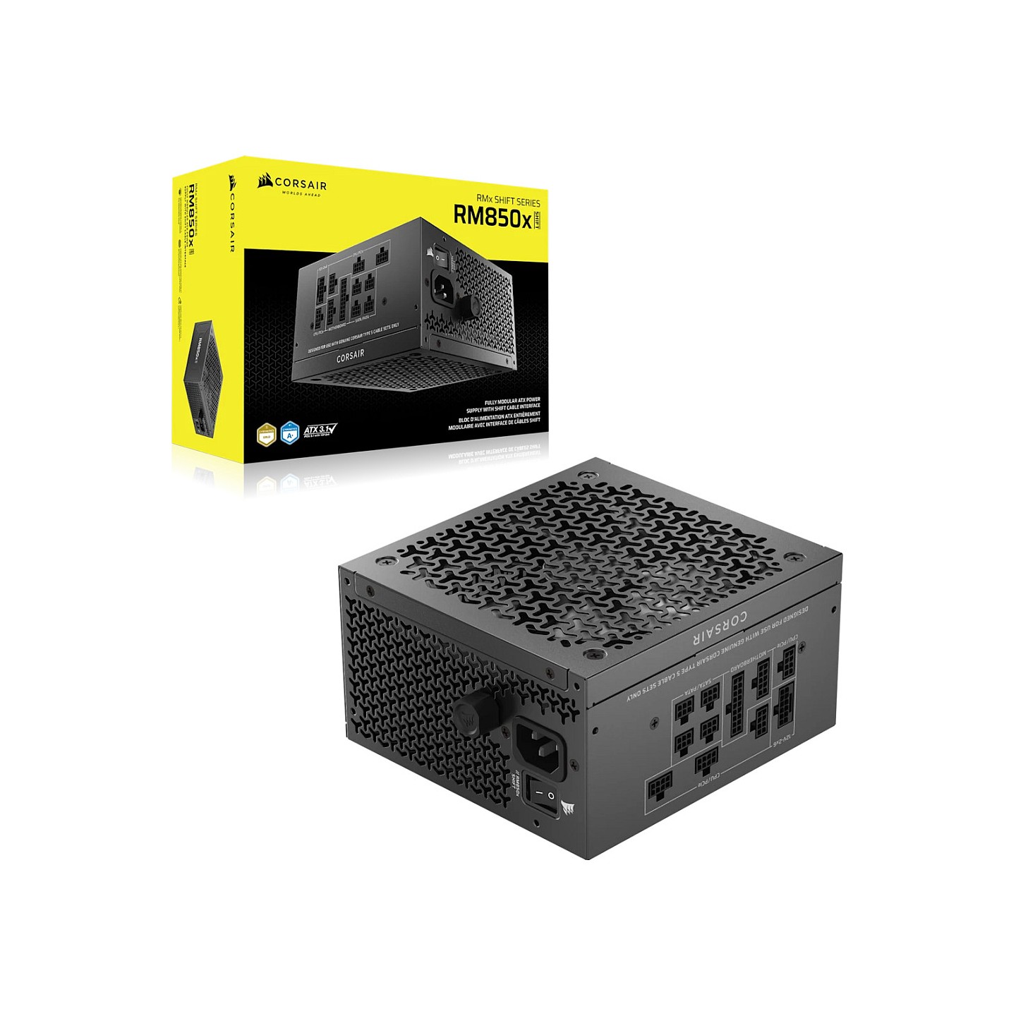 850W Corsair Netzteil RM850x Shift Modular ATX 3.1 850W (80+Gold) — Buy in Cyprus with Fast Delivery
