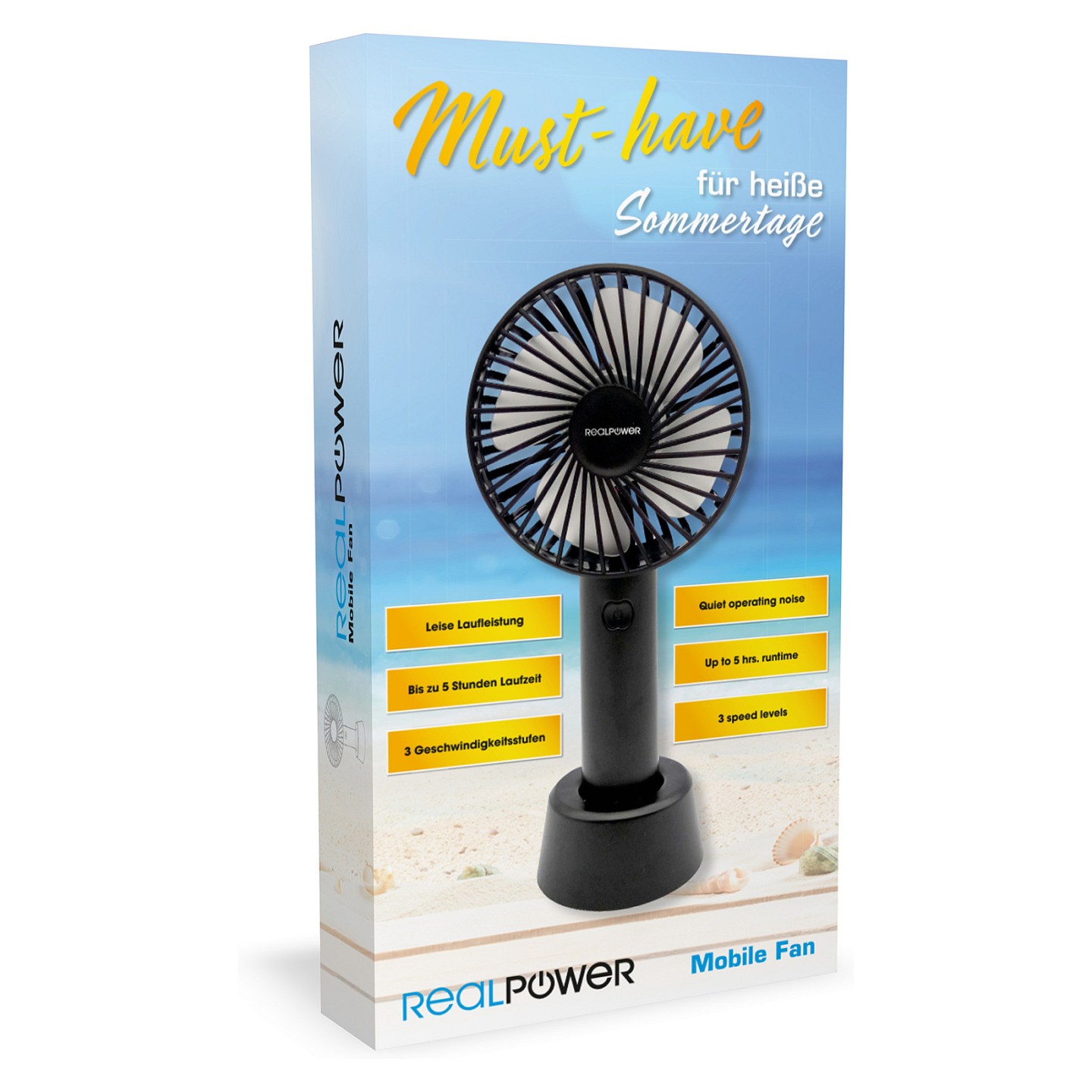 RealPower - Lüfter - tragbar - USB — Buy in Cyprus with Fast Delivery