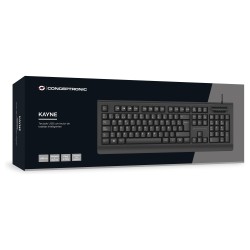 CONCEPTRONIC USB Tastatur.Smart ID-Kartenleser spanisch sw — Buy in Cyprus with Fast Delivery