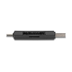 Delock Card Reader USB 5 Gbps USB Type-CTM Typ-A für SD und Micro SD Speicherkarten schwarz